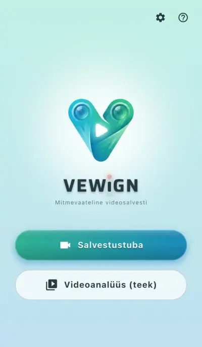 Lihtne ja intuitiivne peamenüü