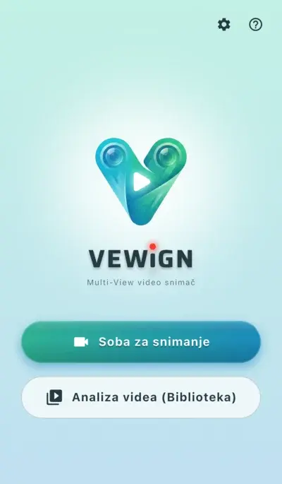 Jednostavan i intuitivan glavni izbornik