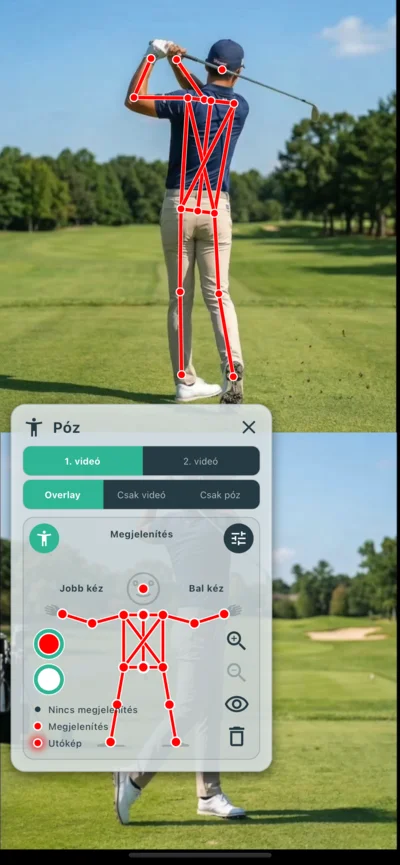 AI csontváz-felismerés (Póz) beállításai