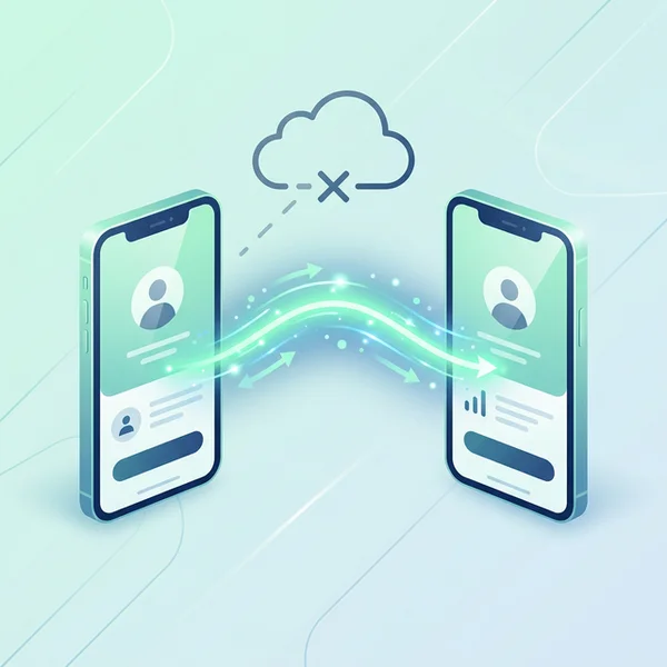 Data skickas direkt, snabbt och säkert