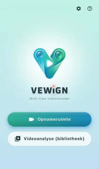 Eenvoudig en intuïtief hoofdmenu