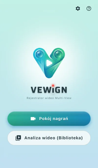 Proste i intuicyjne menu główne