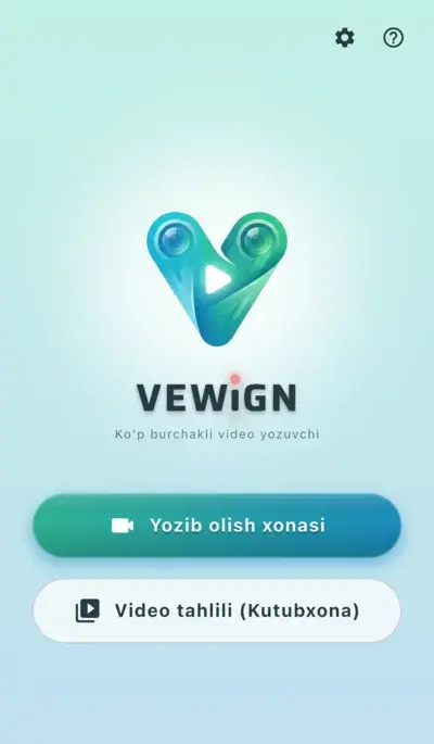 Oddiy va tushunarli asosiy menyu