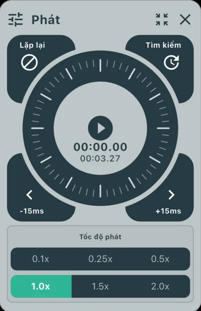 Thao tác trên vòng quay Jog